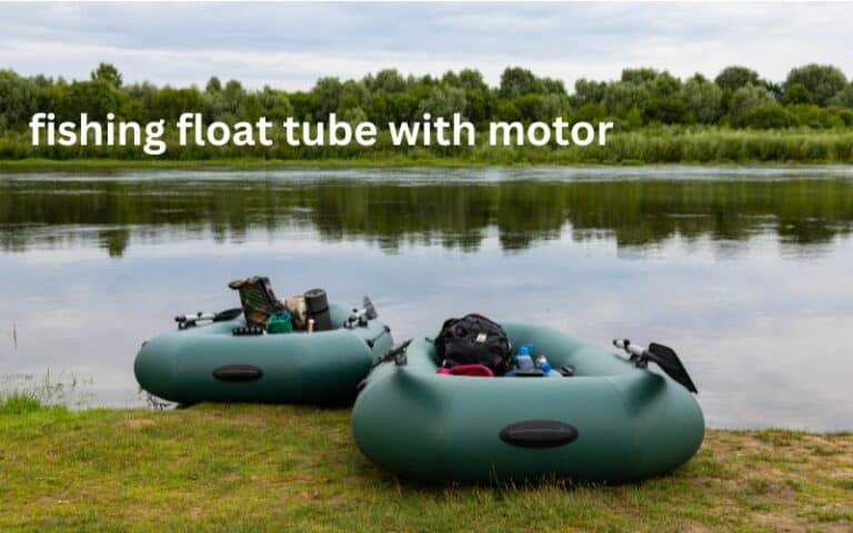 fishing float tube with motor