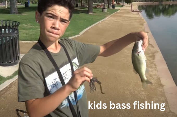kids bass fishing
